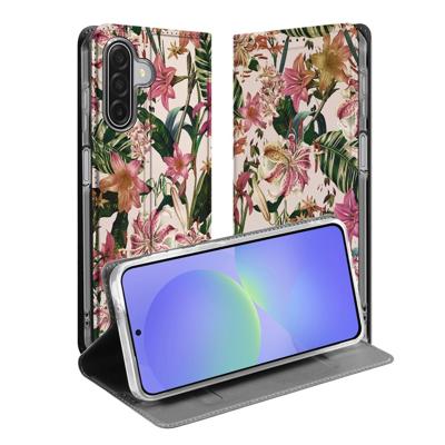 Samsung Galaxy A17 | Book Cover | Flowers