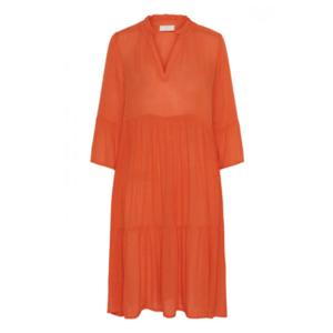 Kaffe - Rood | unisex | Jurk | Rood | 40 | regular | Kamst mode