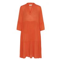 Kaffe - Rood | unisex | Jurk | Rood | 40 | regular | Kamst mode