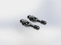 Arrma - HD Steel Diff Outdrive Universal Joint (2pcs) (AR310738) - thumbnail