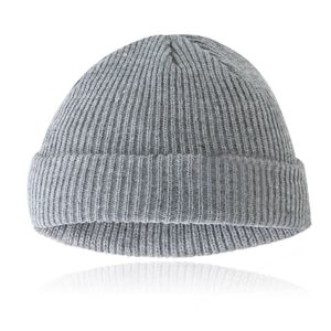 Korte Beanie Rond Model Concrete