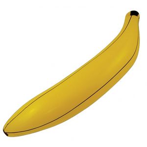 Opblaasbare banaan 80 cm   -