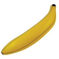 Opblaasbare banaan 80 cm   - - thumbnail