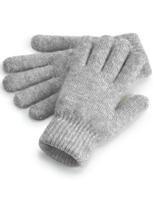 Beechfield CB387 Cosy Ribbed Cuff Gloves - Grey Marl - One Size - thumbnail