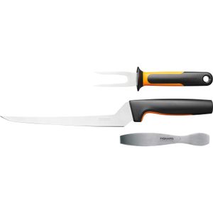 Fiskars Functional Form Visset 3-delig bestek Japans roestvrij staal | handvat met SoftGrip