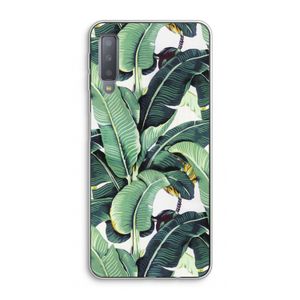 Bananenbladeren: Samsung Galaxy A7 (2018) Transparant Hoesje