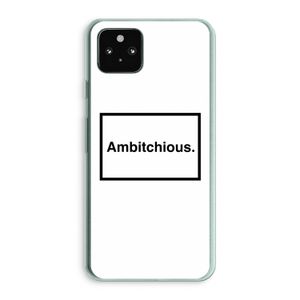 Ambitchious: Google Pixel 5a 5G Transparant Hoesje