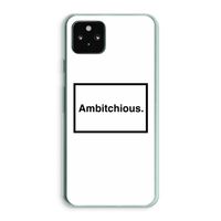 Ambitchious: Google Pixel 5a 5G Transparant Hoesje
