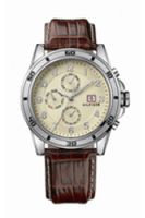 Horlogeband Tommy Hilfiger 679301195 / TH1710242 / TH1790739 / TH-119-1-14-0950 Leder Donkerbruin 23mm