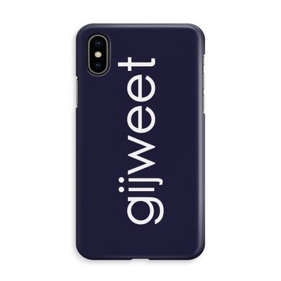 Gijweet: iPhone Xs Volledig Geprint Hoesje