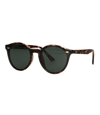 Spectrum zonnebril rond tortoise bruin dames