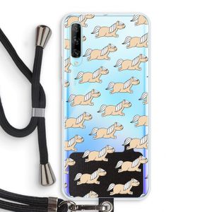 Ponys: Huawei P Smart Pro Transparant Hoesje met koord