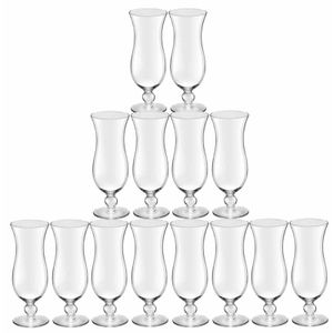 12x Cocktailglazen transparant 440 ml Hawai