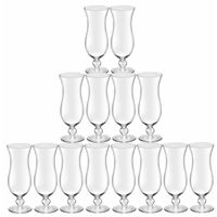 12x Cocktailglazen transparant 440 ml Hawai