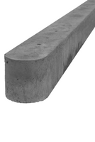 Betonpalen hout beton schutting grijs 10x10x180cm - thumbnail