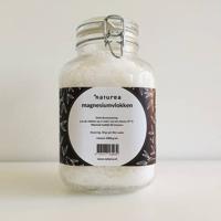 Naturea magnesium vlokken in glazen pot - 2400 gram
