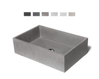 Urbi et Orbi Immissio opbouw wastafel 59x39cm ivoor - thumbnail