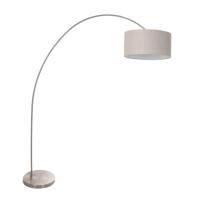 Steinhauer BooglampSolva metaal met grijze kap - 3912ST