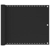 VidaXL Balkonscherm hdpe 75x400 cm antraciet