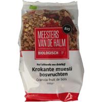 De Halm Muesli krokante muesli bosvruchten bio