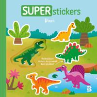 Superstickers: Dino&apos;s (Kartonboek)
