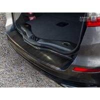 Zwart RVS Bumper beschermer passend voor Ford Mondeo V Wagon 2014- 'Ribs' AV245045