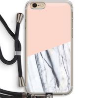 A touch of peach: iPhone 6 PLUS / 6S PLUS Transparant Hoesje met koord
