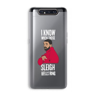 Sleigh Bells Ring: Samsung Galaxy A80 Transparant Hoesje