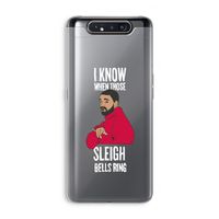 Sleigh Bells Ring: Samsung Galaxy A80 Transparant Hoesje