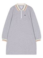 Lacoste Kids Polojurk van katoenblend - Grijs - thumbnail