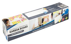 Info Notes IN-8761-08 Zelfklevende Kanban Planner 8 Vel Van 30x50,8cm Incl 3 Blok Sticky Notes