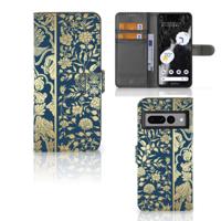Google Pixel 7 Pro Hoesje Beige Flowers Google Pixel 7 Pro Hoesje Beige Flowers