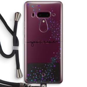 Sterren: HTC U12+ Transparant Hoesje met koord