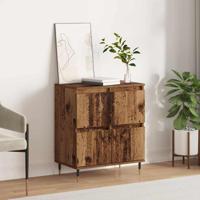 Dressoir met opslag met de deur Bruin 60 x 35 x 70 cm Bewerkt hout