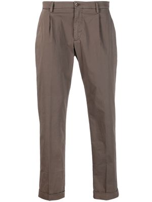 Briglia 1949 pantalon chino à coupe fuselée - Marron