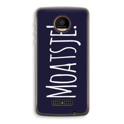 Moatsje!: Motorola Moto Z Force Transparant Hoesje