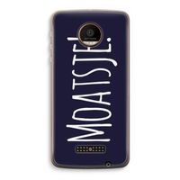 Moatsje!: Motorola Moto Z Force Transparant Hoesje