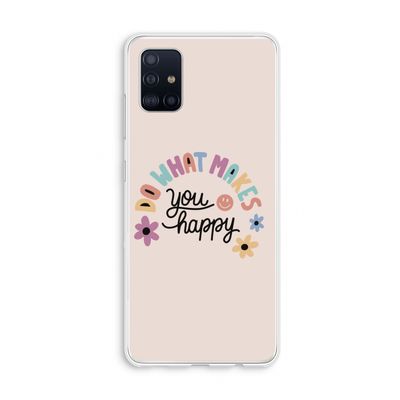 Happy days: Galaxy A51 4G Transparant Hoesje
