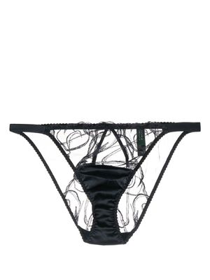 Fleur Of England culotte Frider Ouvert - Noir
