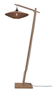 GOOD&MOJO Vloerlamp 'Iguazu' Bamboe en jute, 150cm, kleur Naturel