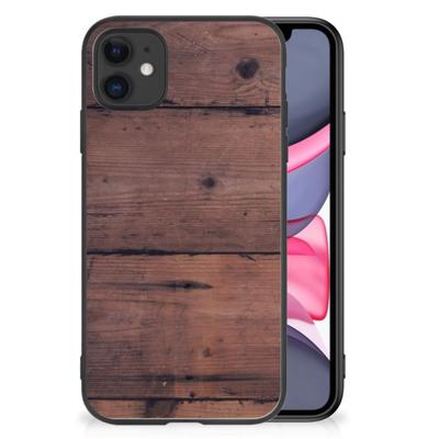 iPhone 11 Houten Print Telefoonhoesje Old Wood