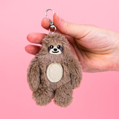 Knuffel sleutelhanger - Luiaard