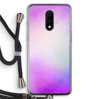 Clouds pastel: OnePlus 7 Transparant Hoesje met koord