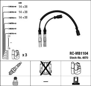 Bougiekabelset RCMB1104