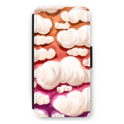Katoen Wolken: iPhone 11 Flip Hoesje