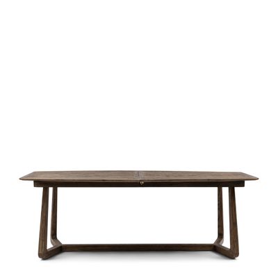 Rivièra Maison Uitschuifbare Eettafel 'Miller' Eikenhout, 220/275/330 x 100 cm