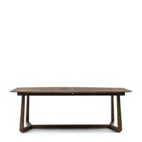 Rivièra Maison Uitschuifbare Eettafel 'Miller' Eikenhout, 220/275/330 x 100 cm