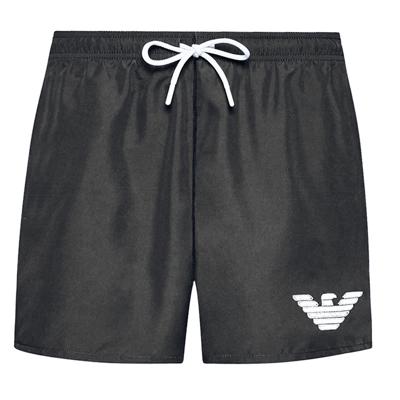 Armani Zwemshort met logo zwart