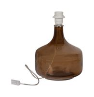 BePureHome Tafellamp 'Autumn' Glas, kleur Bruin (excl. kap)