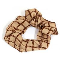 scrunchie Viscose Checkered